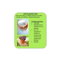 Anti-slakken Kopertape 4 M -Bloemenzaden Winkel antislakken kopertape 1484052941 2 600