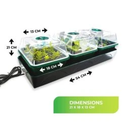 Elektrische Vensterbankkas Met Waterreservoir -Bloemenzaden Winkel elektrische kweekset 1674116048 4 600