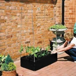 Groeibed 1 × 0,5 M Met Klimframe -Bloemenzaden Winkel groeibed met frame 1 x 05 m 1484056561 3 600