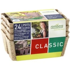 Vezelpotjes Vierkant Biologisch Afbreekbaar - 6 × 6 Cm - Set Van 24 Stuks -Bloemenzaden Winkel kokos potjes vierkant 6 cm 1518946013 2 600