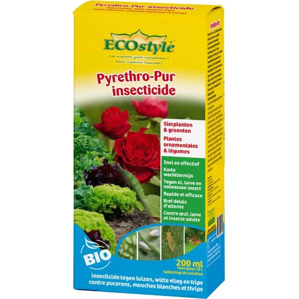 Ecostyle Pyrethro-pur - Biologische Insecticide 200 Ml 3 Ecostyle Pyrethro-pur - Biologische Insecticide 200 Ml