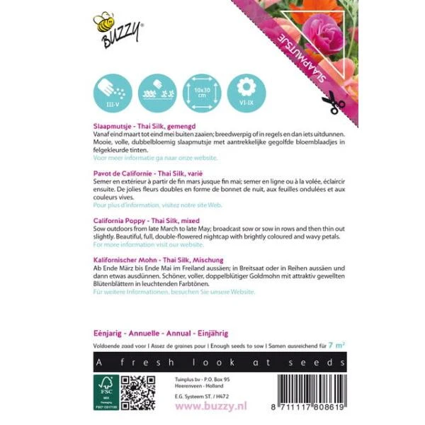 Slaapmutsje Thai Silk - Mixed 4 Slaapmutsje Thai Silk - Mixed - Afbeelding 2