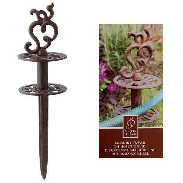 ESSCHERT DESIGN Tuinslanggeleider Rustiek 4 ESSCHERT DESIGN Tuinslanggeleider Rustiek - Afbeelding 2