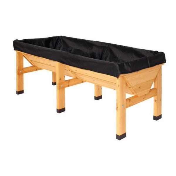 Vegtrug Verhoogde Kweektafel - 180 × 76 × 80 Cm 6 Vegtrug Verhoogde Kweektafel - 180 × 76 × 80 Cm - Afbeelding 4