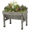 Vegtrug Verhoogde Kweektafel Grijs - 100 × 80 × 80 Cm -Bloemenzaden Winkel vegtrug grijs 1 m 1517220275 1 600