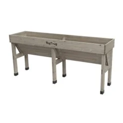 Verhoogde Kweektafel Muurmodel Grijs - 180 × 46 × 80 Cm -Bloemenzaden Winkel vegtrug muurmodel 180 cm grijs 1540753223 1 600