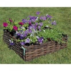 Wilgentenen Plantenbed - 60 × 60 × 20 Cm 5 Wilgentenen Plantenbed - 60 × 60 × 20 Cm -Bloemenzaden Winkel wilgentenen plantenbed large 1484056225 2 600